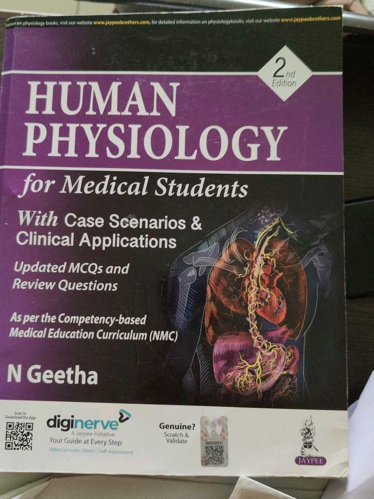 Geetha Human Physiology Textbook - 2nd Editio