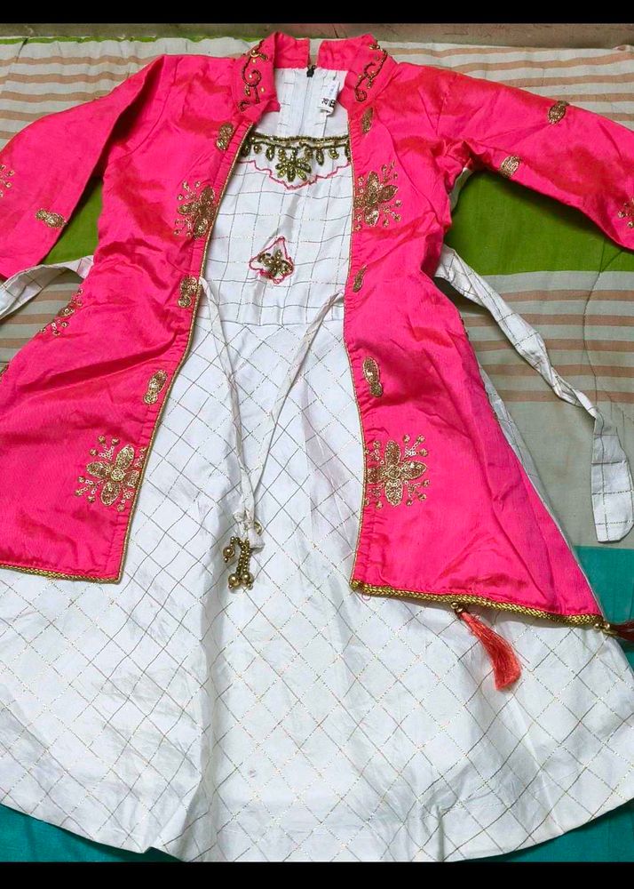 White Party Silk Frock