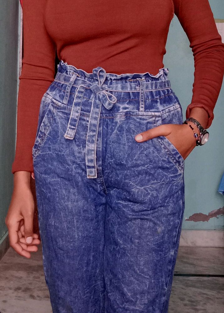 Blue Knot Denim Jeans 👖