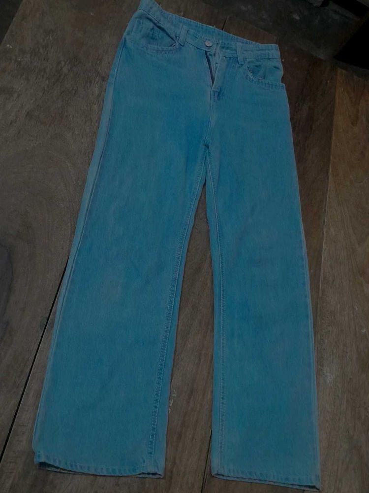 Vintage Light Blue Flare Jeans