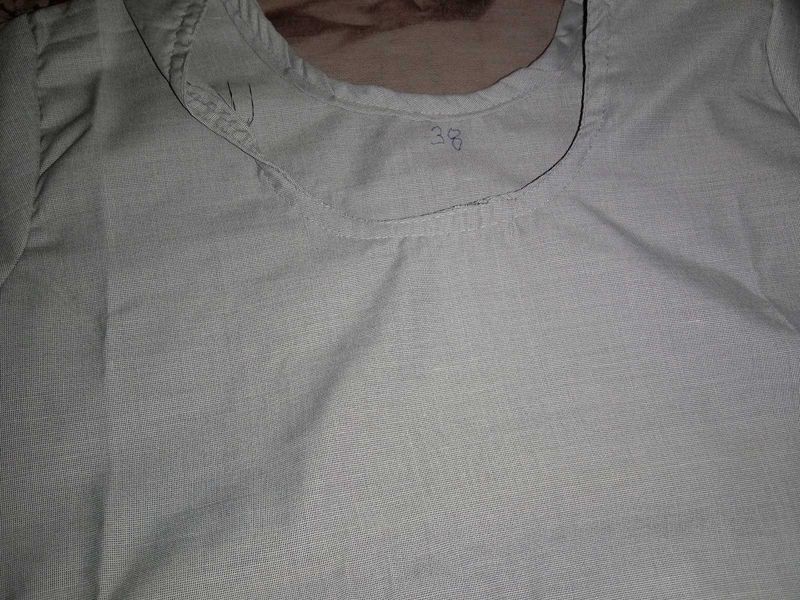 grey solid kurta with pockets ✨