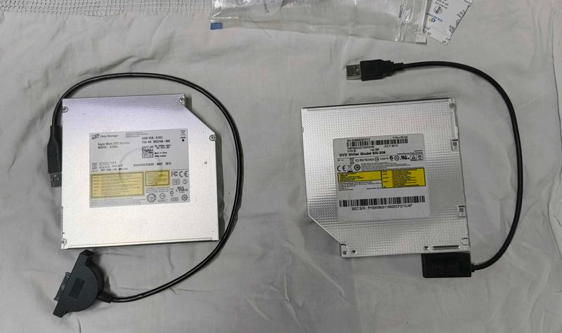 Laptop 12 mm Internal DVD Drives + USB Cable