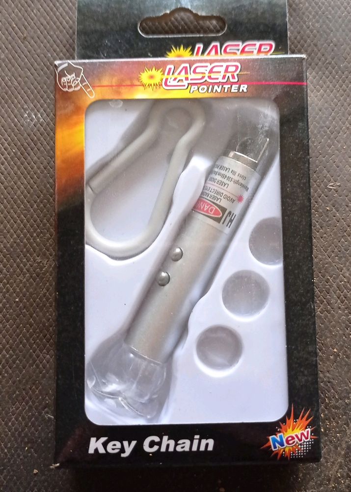 Laser Pointer With Keychain