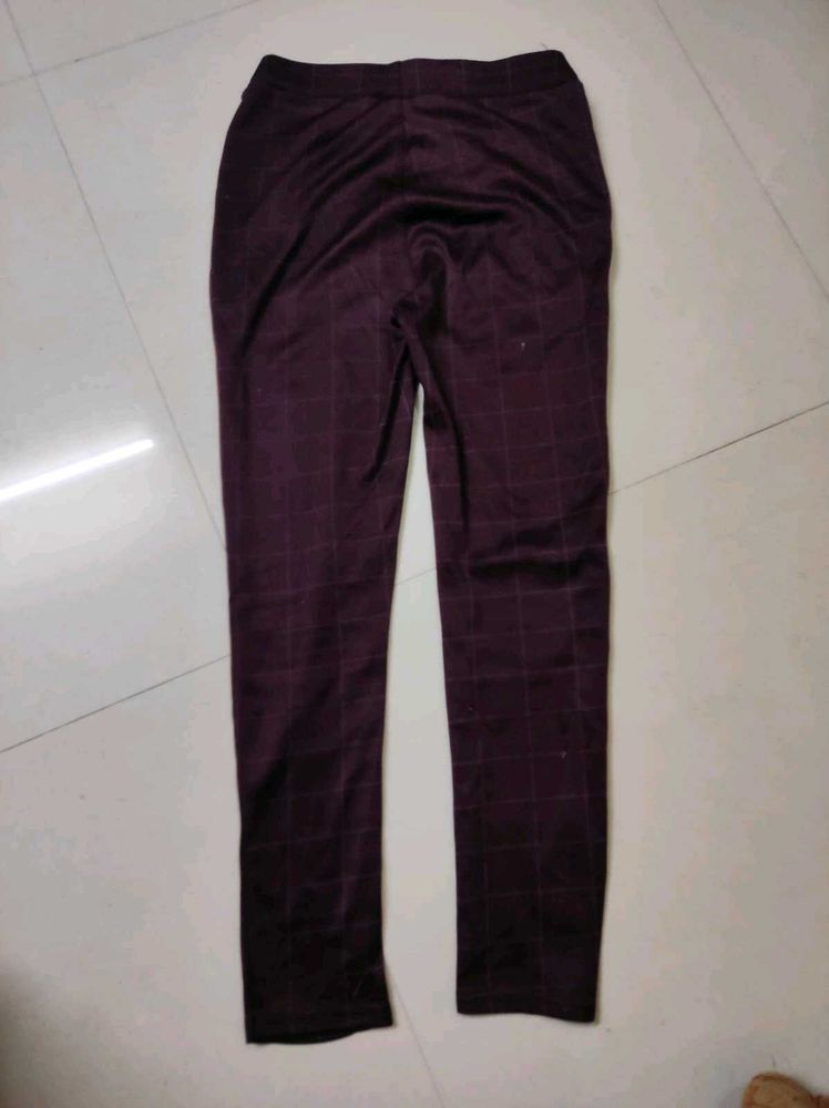 Checkered Casual Pants