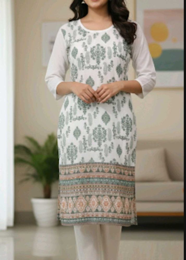 Elegant Printed Kurta