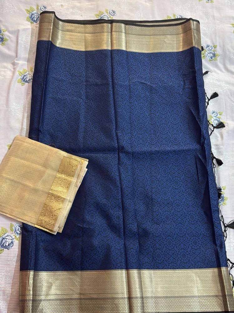 Brand New Banarasi Zari Patta Saree