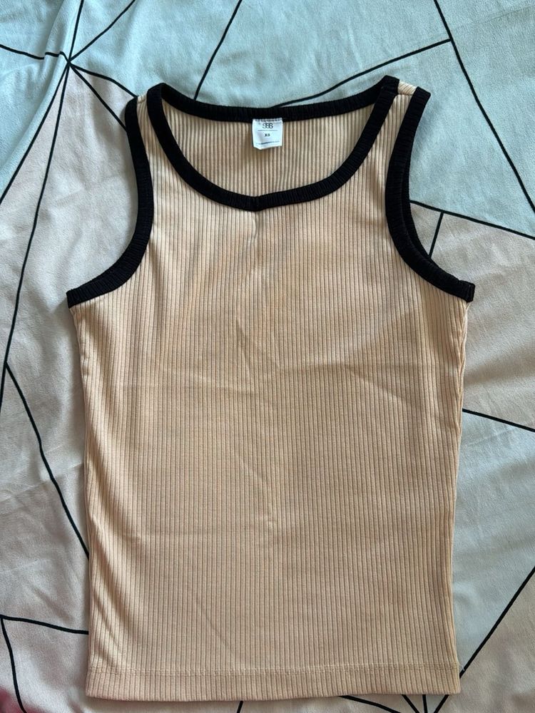 Beige Tank Top