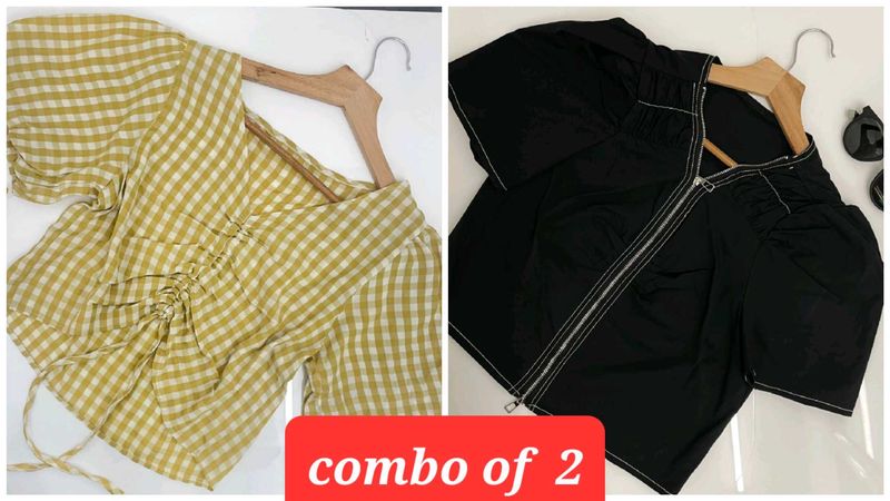 Combo Of 2 Korean Tops