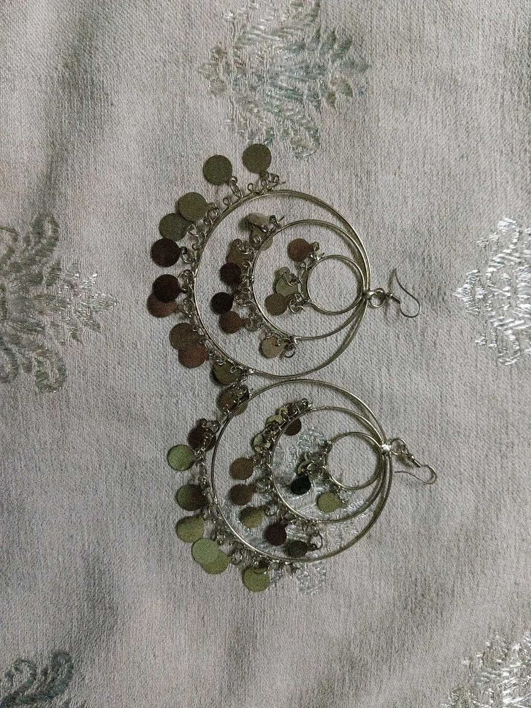 Stylish Coin Drop Earrings