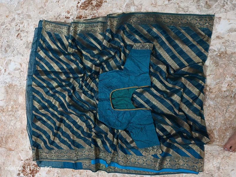 Party Wear Organza Saree