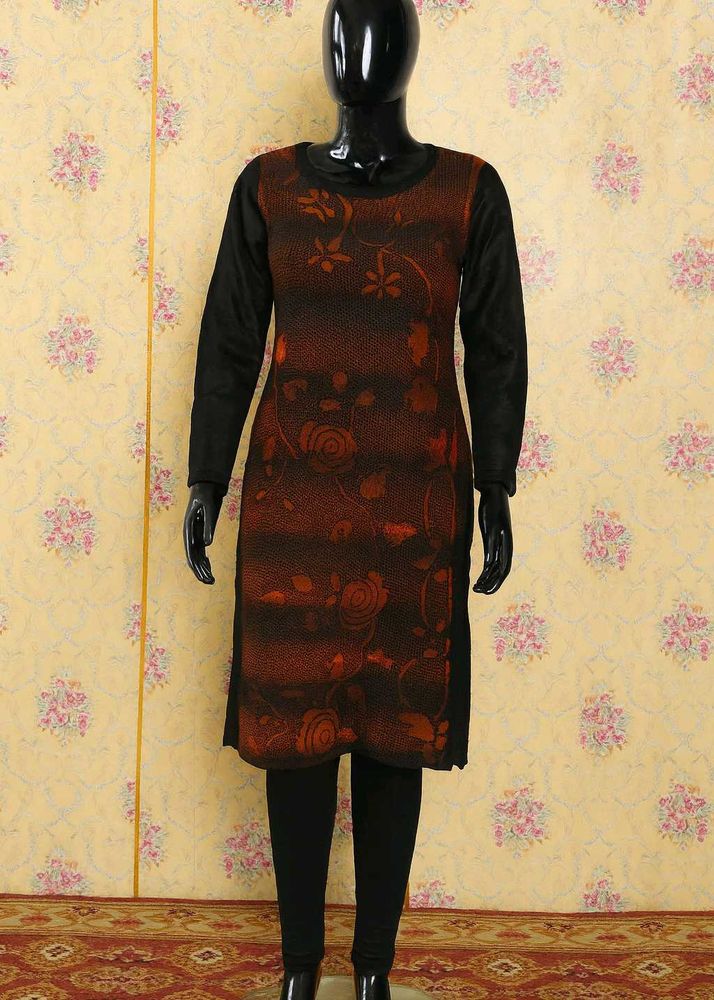 🇳🇿💫💗Wollen Elegant Floral Print Kurta