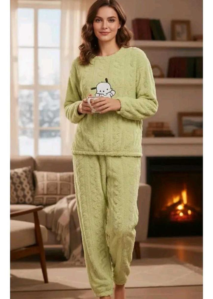 Cozy Green Pajama Set