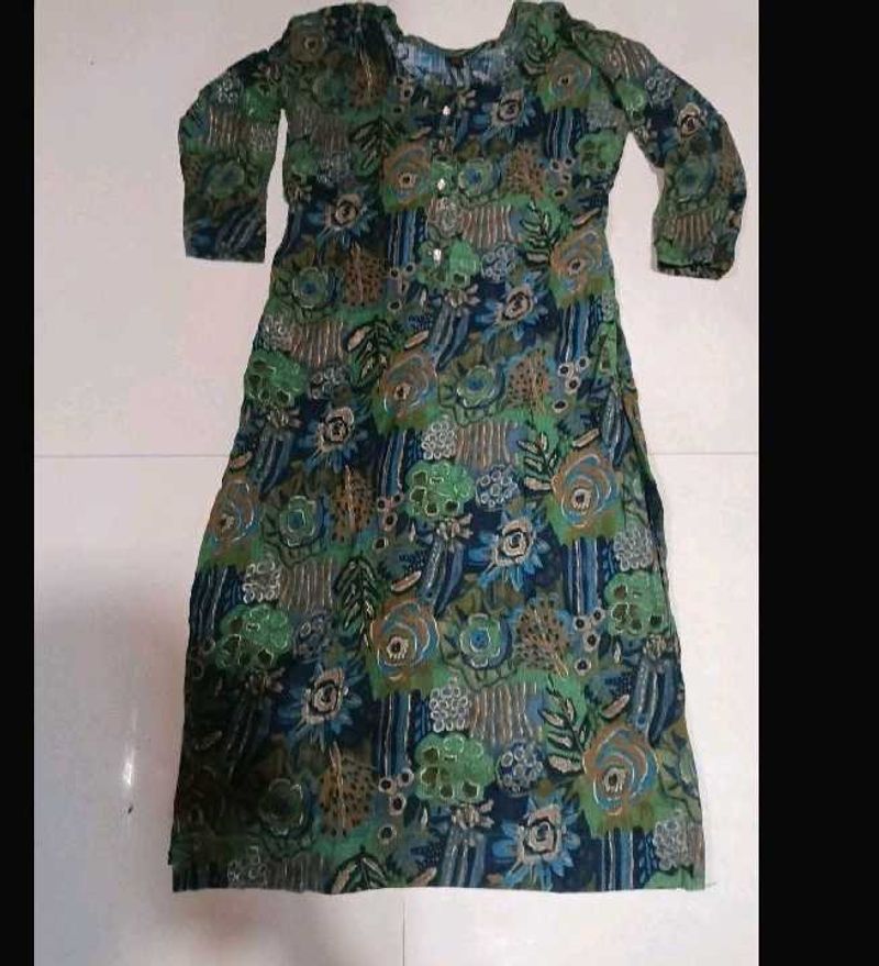 Floral Print Kurta