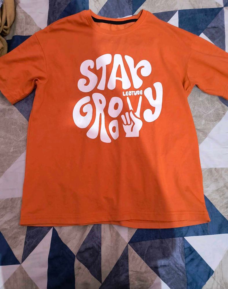 Leotude Typography Tshirt Oversized