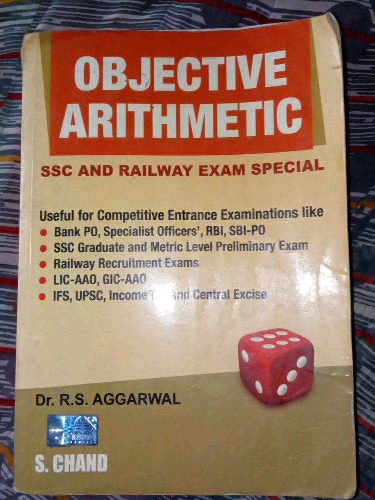 Arithmetic Book By R.S Aggarwal Published By S.Chand Useful For All Competitive Exams