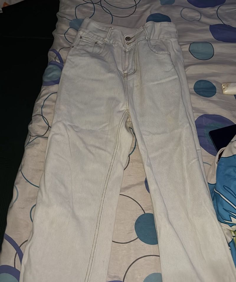 Light Wash Wide Leg Jeans