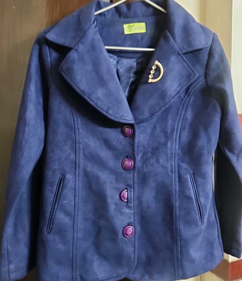 Stylish Girls Blue Coat