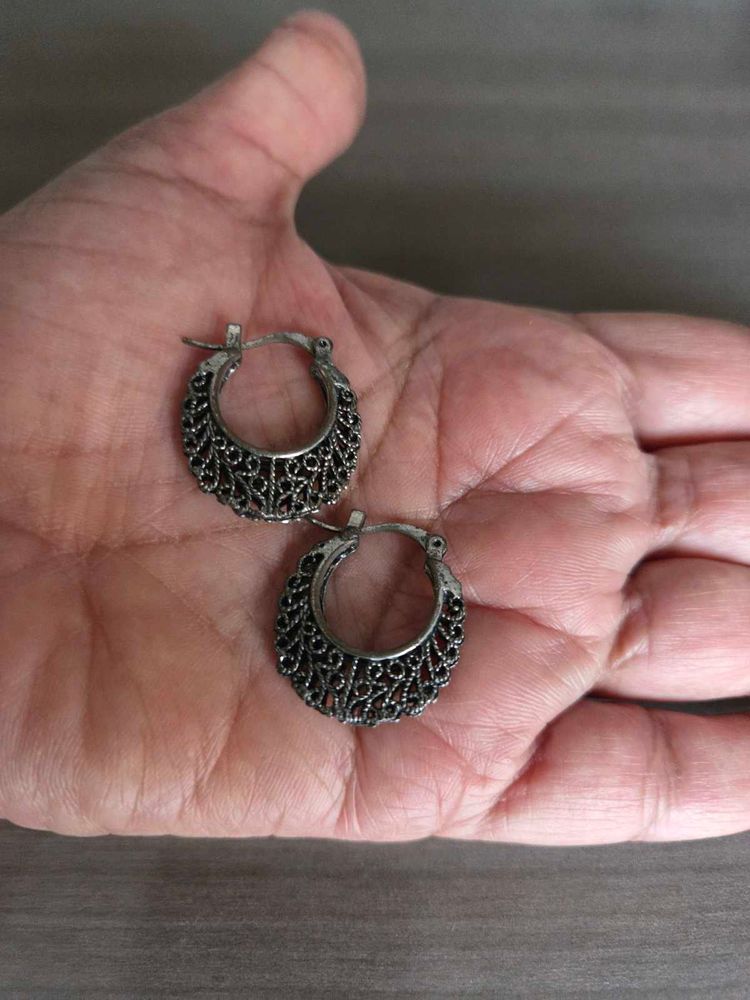 Filigree Hoop Earrings