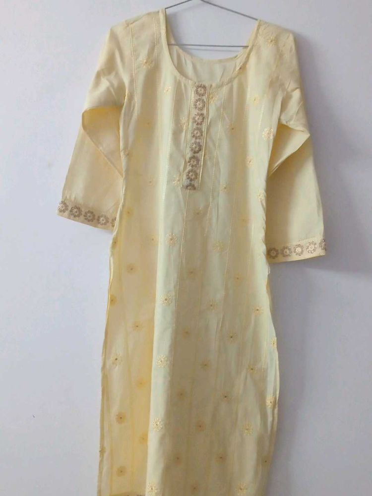 Elegant Yellow Kurta