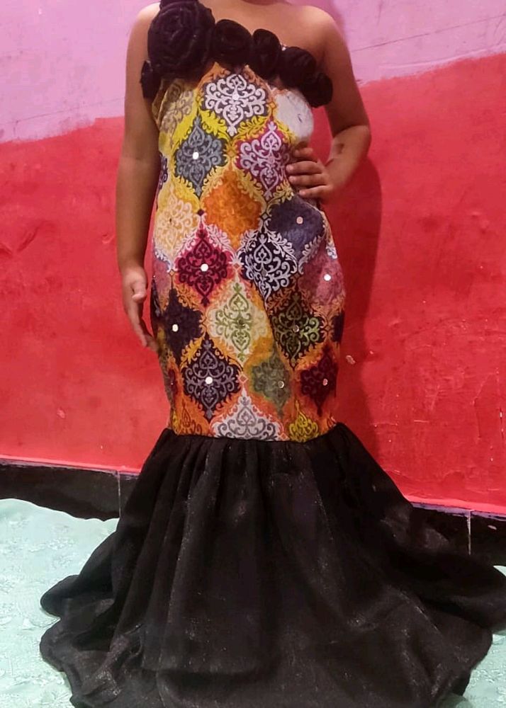 Western Fish cut Party Wear Gown