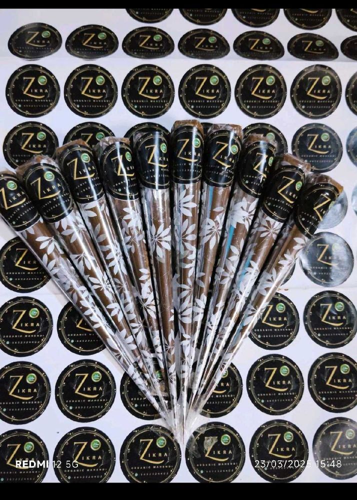 Zikra Organic Mehendi Cones