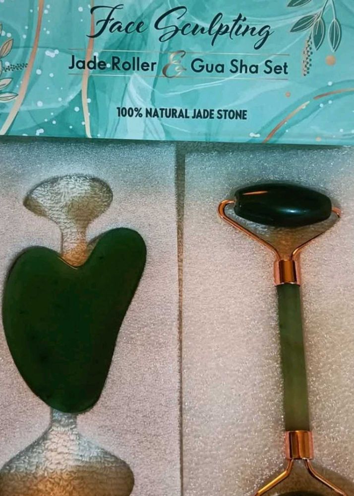 Jade Roller &amp; Gua Sha Set