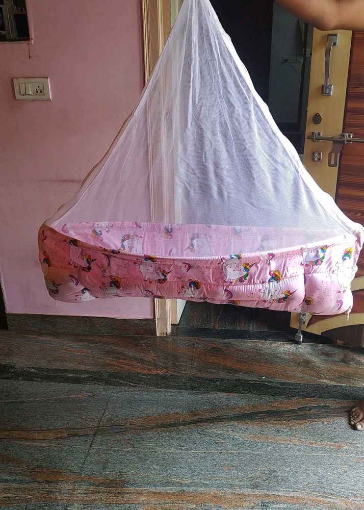 Baby Cradle with Mosquito Net