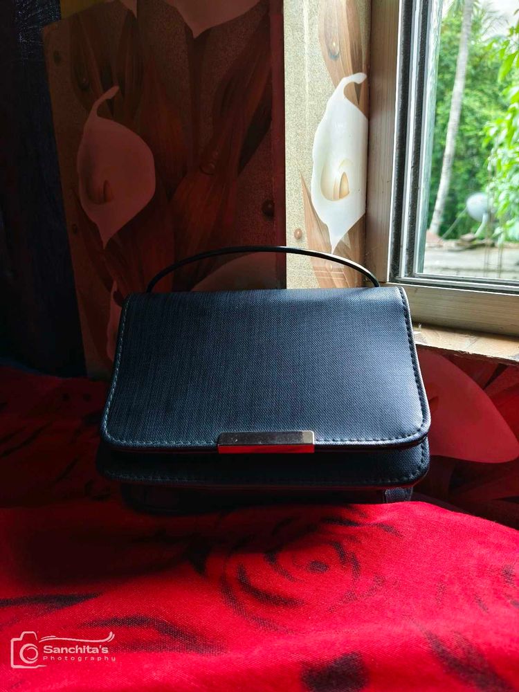 Classic Black Top Handle Bag