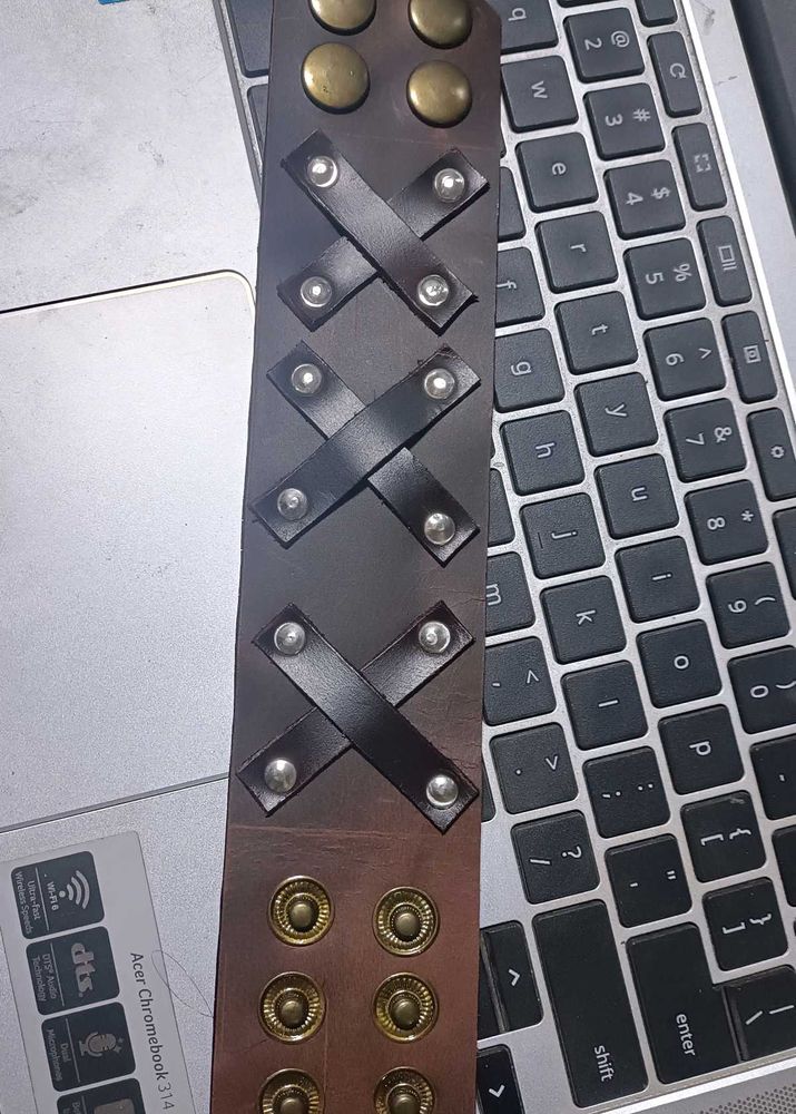 Cool Leather Bracelet with Studs UNISEX