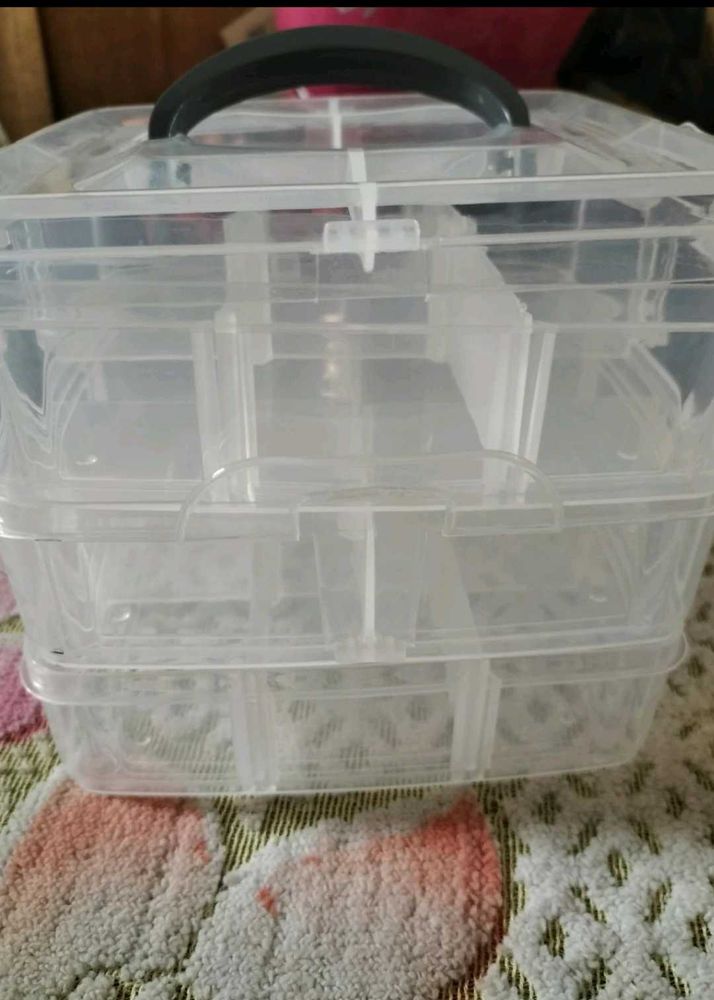 Clear Stackable Storage Box