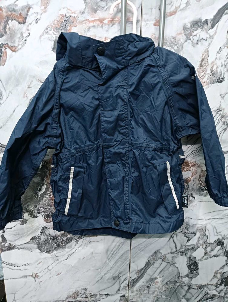 Blue Kids' Rain Jacket🈸