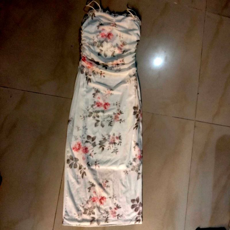 Floral Print Slip Dress