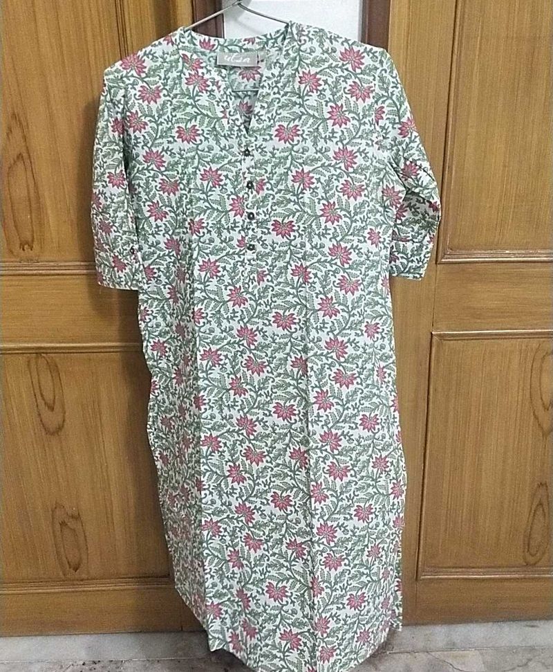 Floral Print Tunic Dress