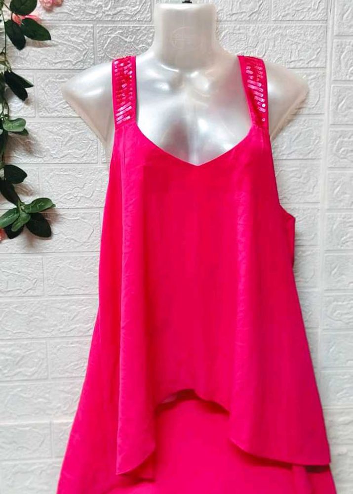 Pink Layered Dress