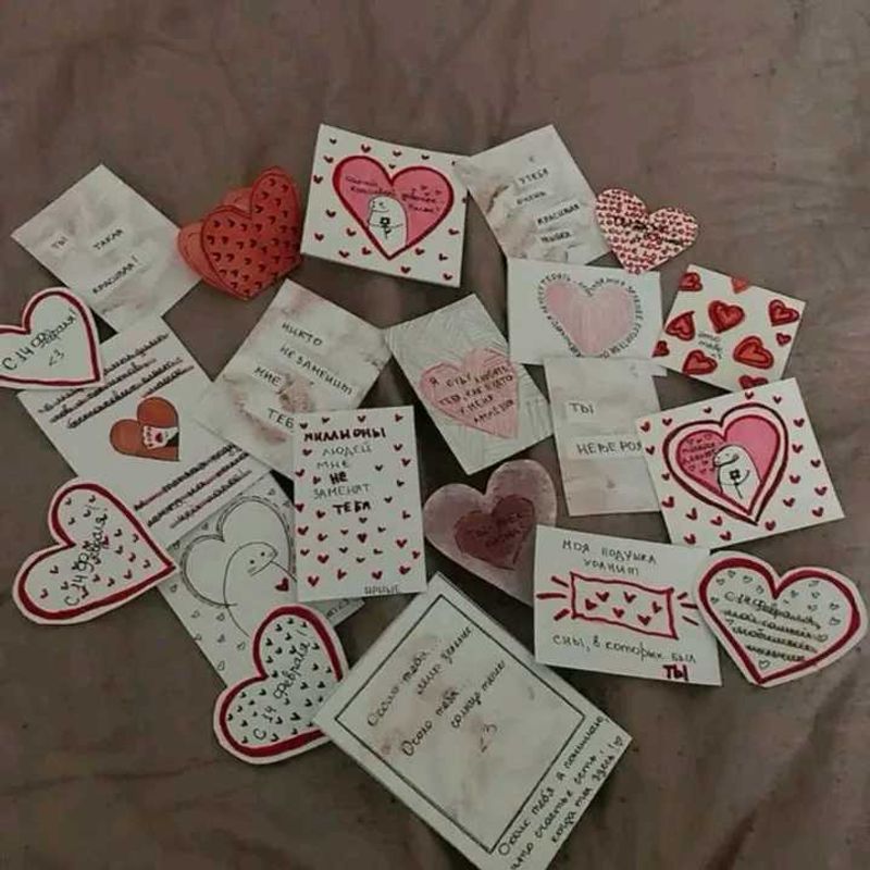Handmade Valentine&#39;s Day Love Notes