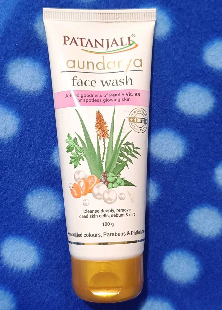 Patanjali Aundarya Face Wash - 100g