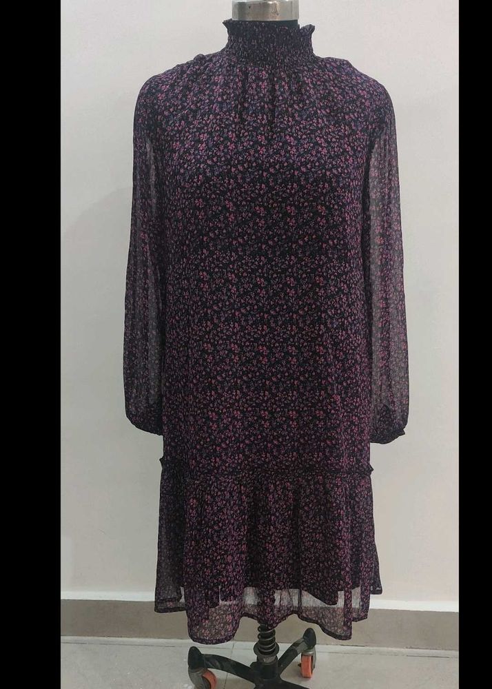 Floral Print Dress with separate slip