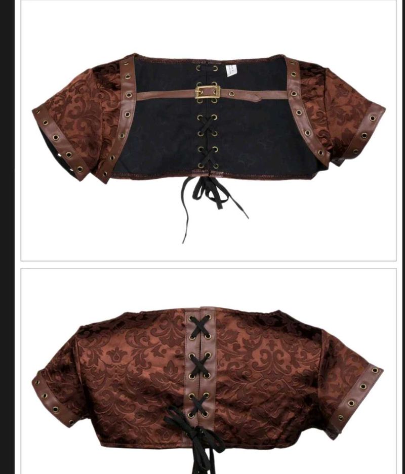Brown Steampunk Bolero