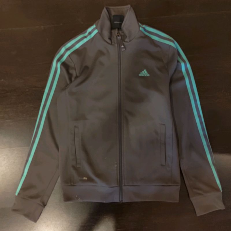 Adidas Grey Zipper Upper