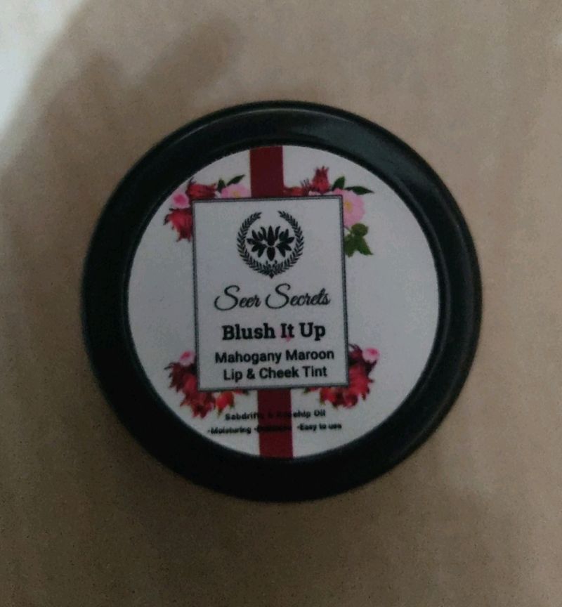 Seer Secrets Blush It Up Maroon Lip &amp; Cheek Tint