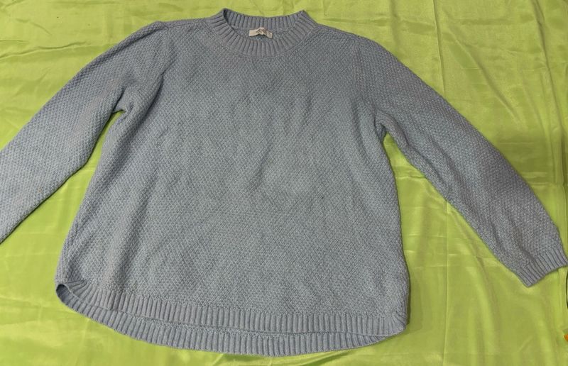 Light Blue Knit Sweater