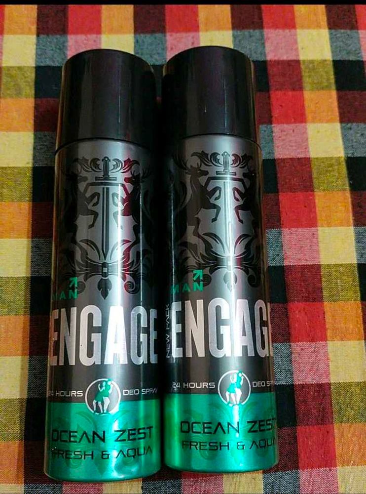 Engage Ocean Zest Deo Spray - Pack of 2