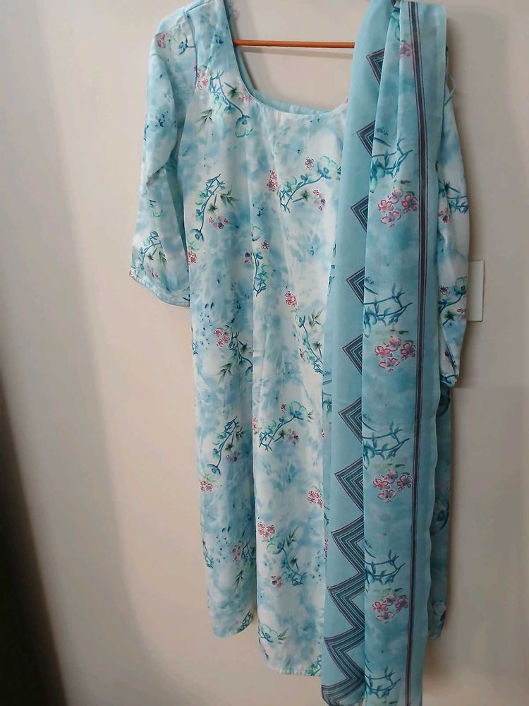 Floral Print Salwar Kameez