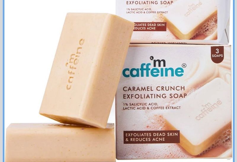 mCaffeine Caramel Crunch Exfoliating Soap