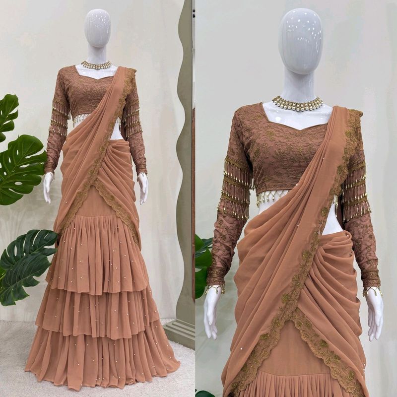 🆕️Lehenga Saree