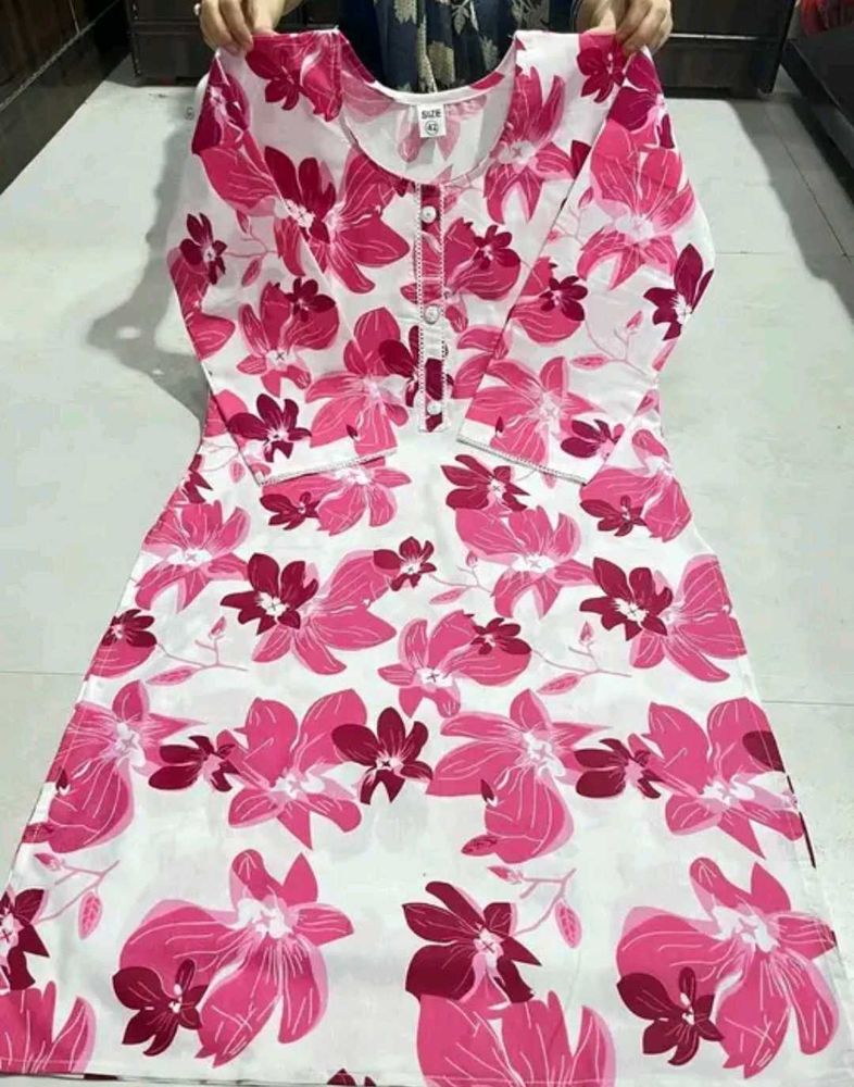 Floral Print Kurti