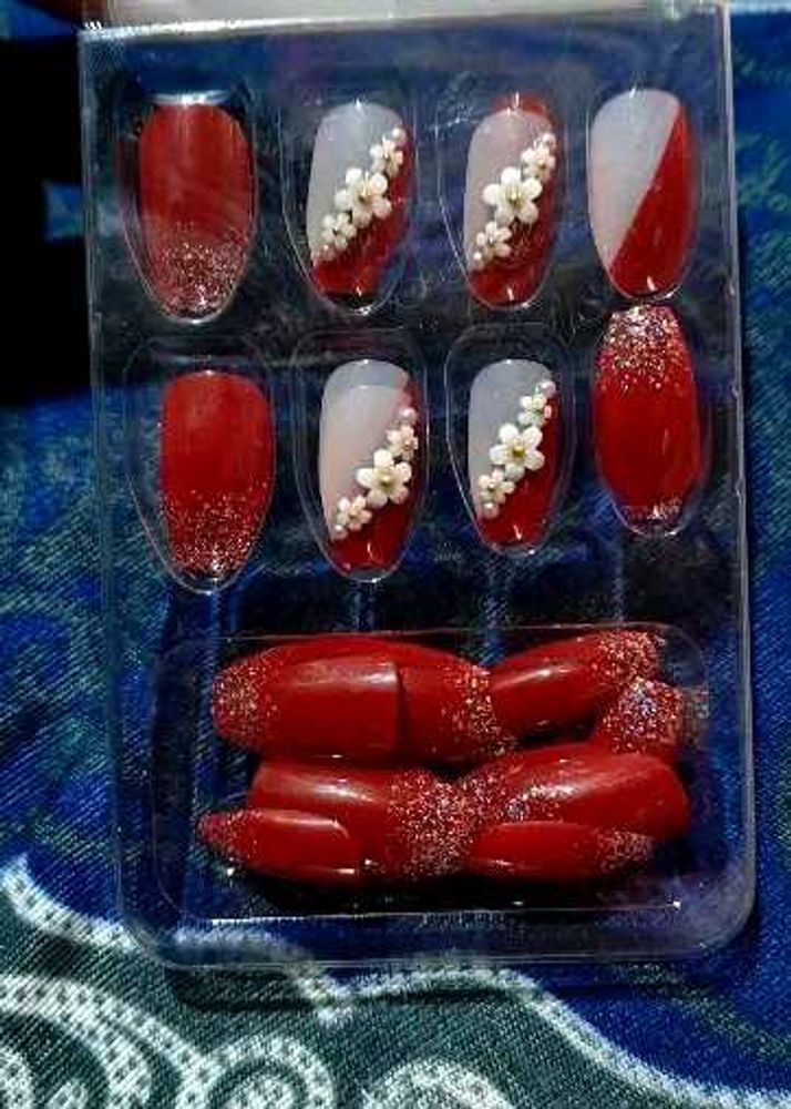 Gothic Red Nails