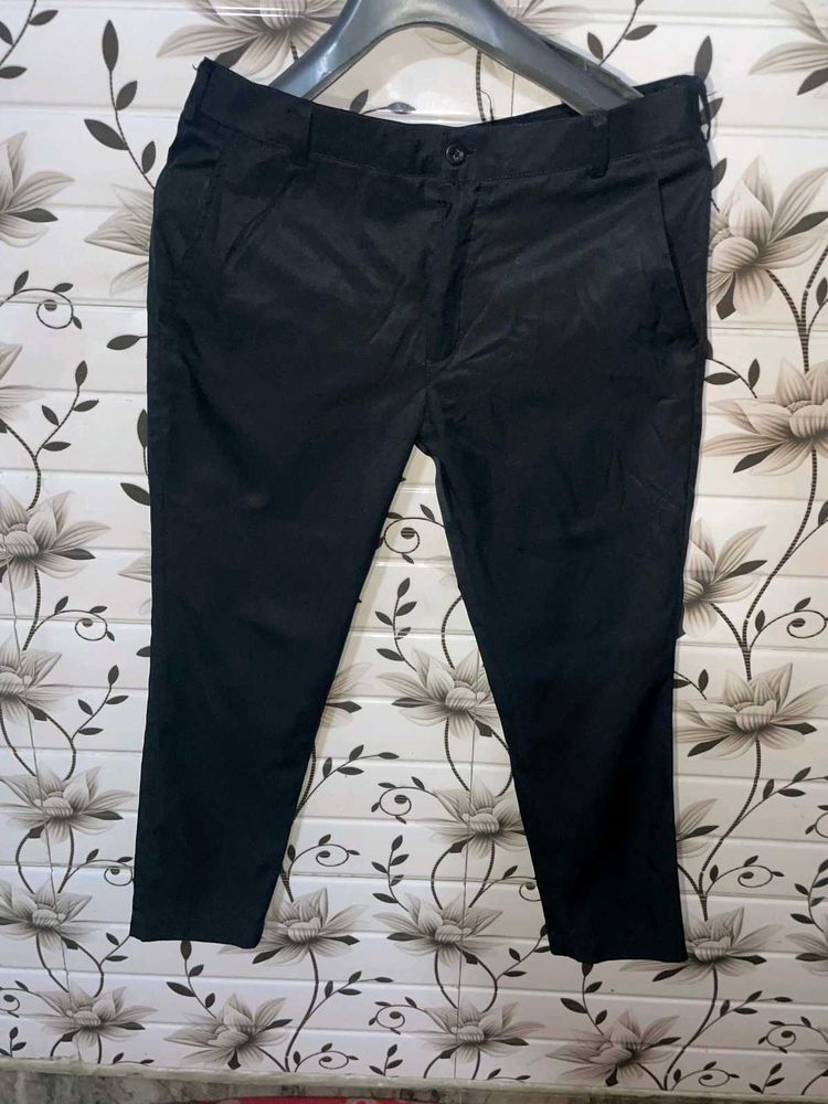 Stylish Black Straight Leg Pants