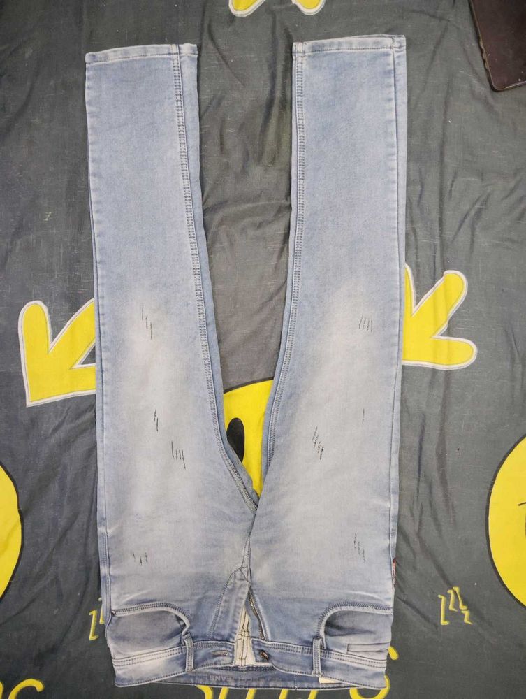 Light Wash Denim Jeans