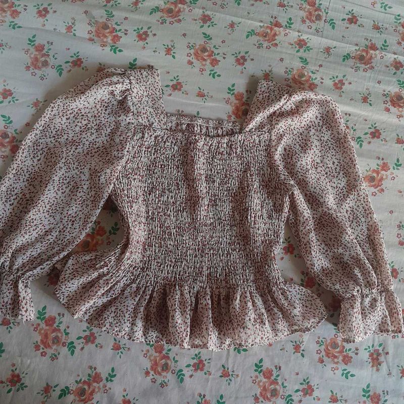 Floral Long Sleeve Top